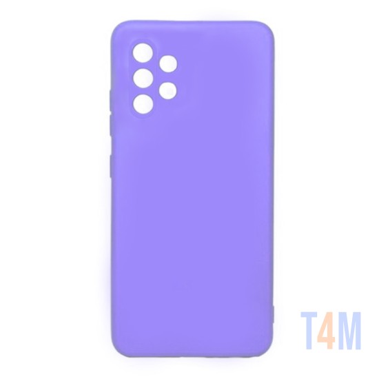 Capa de Silicone com Moldura de Câmera para Samsung Galaxy A32 5g Roxo